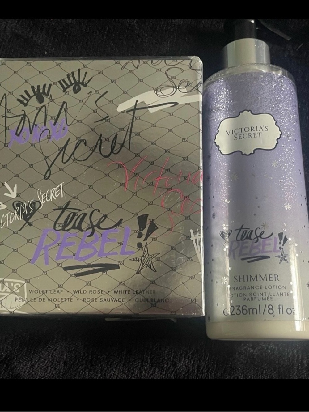Victoria's Secret Tease Rebel Shimmer Lotion - Lavender Purple